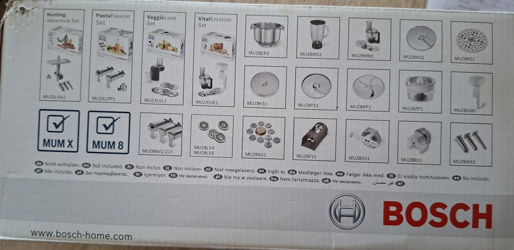 Bosch Appareils de cuisine: Bosch Fleischwolf Aufsatz neu Ungebraucht – Neuf avec emballage d'origine à Aesch LU par Pcobra 1
