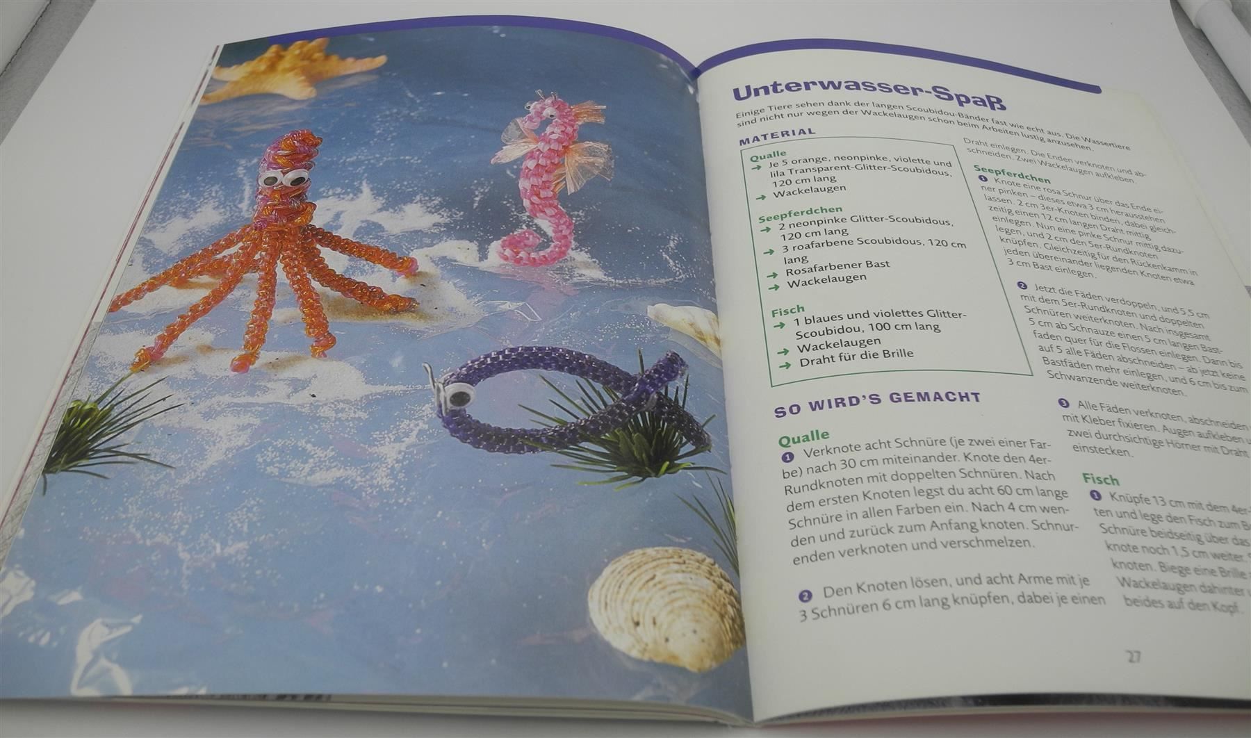 Libri: 1 Bastelbuch Scoubidou, Nr. 24a – Nuovo (secondo la descrizione) da Kottwil venduto da Crazyrolf 1
