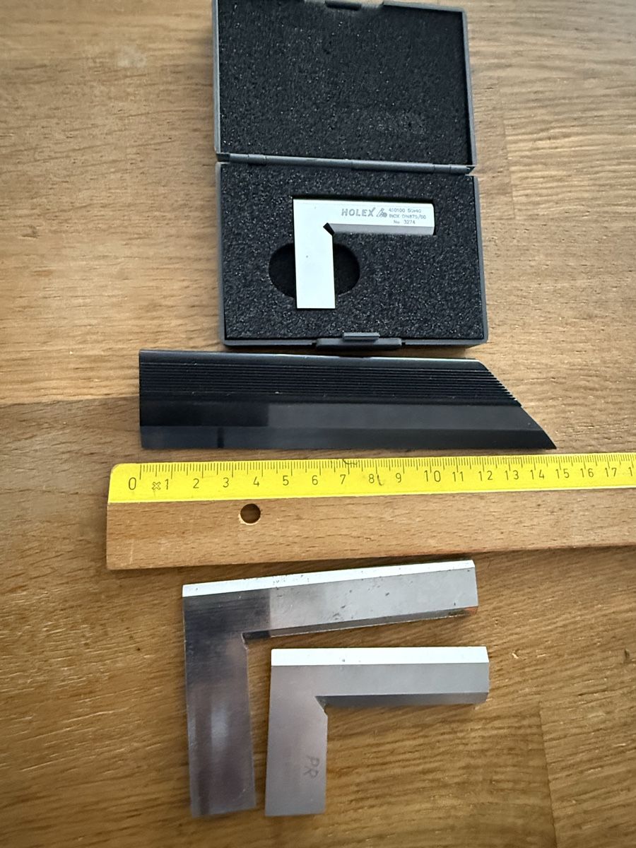 Holex Misurare: Winkel HOLEX INOX Haarwinkel Haarlineal Werkzeug – Usato da Goldach venduto da Donpancho 5