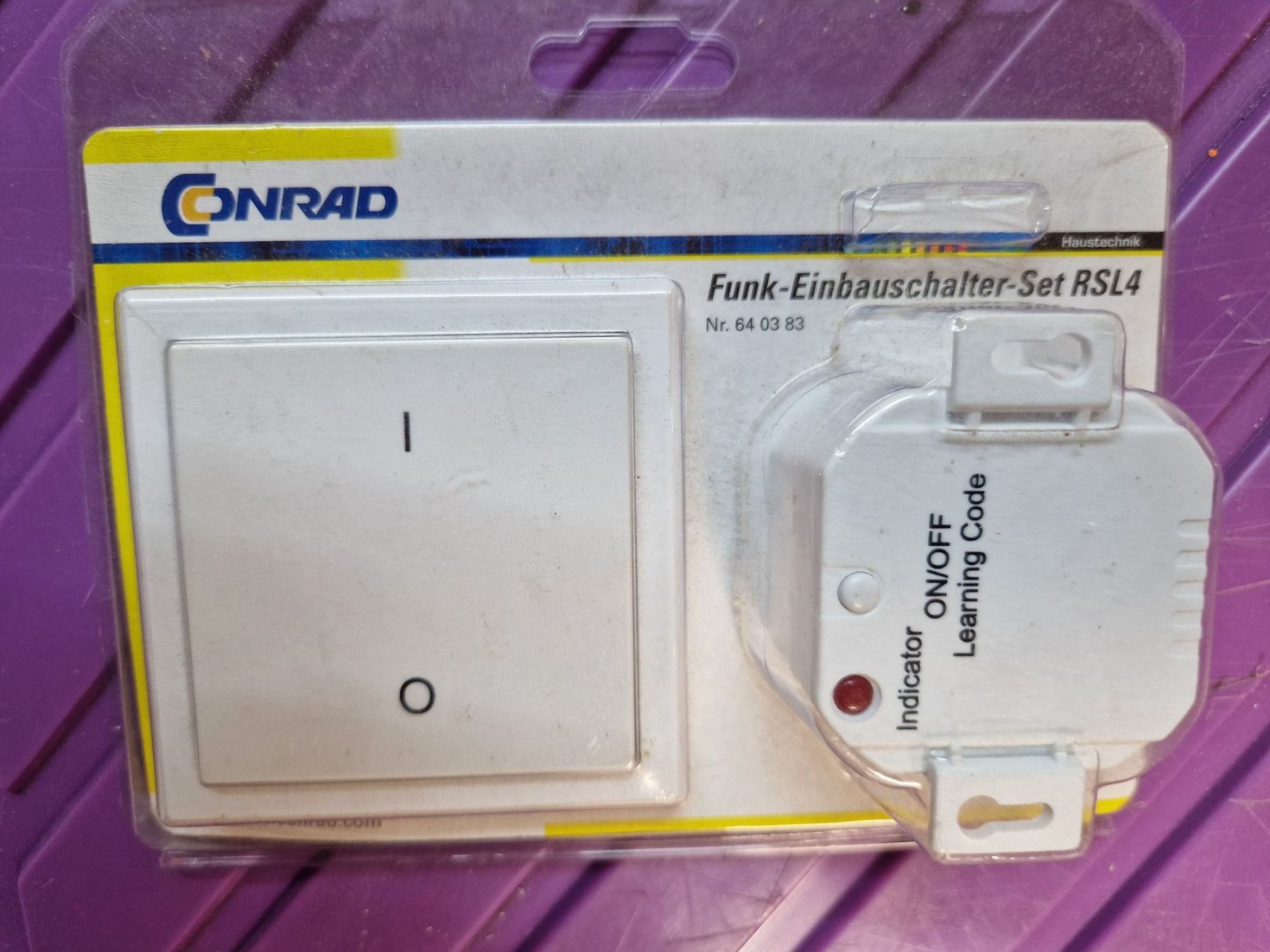 Componenti elettronici: Funk Einbauschalter – Usato da Kandergrund venduto da hor_8xln 4