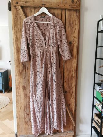 Spitzenkleid altrosa, ohne Unterkleid