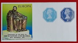 GROSSBRITANIEN ENGLAND QUEEN WINSTON CHURCHILL BLOCK 1974**