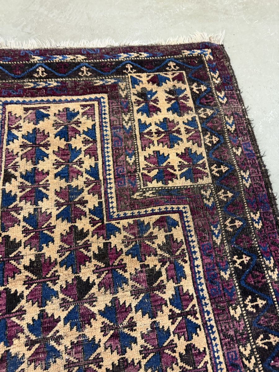 Tappeti: Orientteppich Gebetsteppich bunt gemustert gebraucht – Usato da Strengelbach venduto da RaenAntikDesign 5
