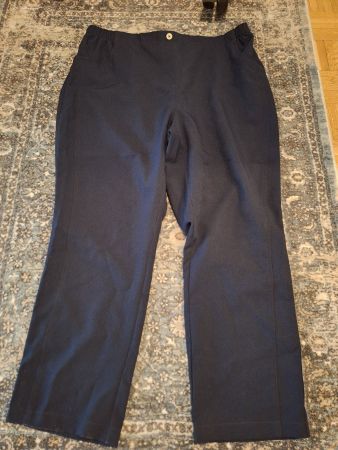 pantalon dame gris/bleu taille 52 neuf