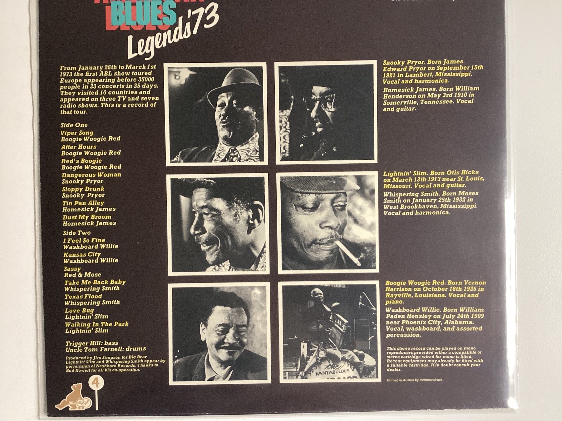 Dischi in vinile: American Blues Legeds 73 LP – Usato da Gutenswil venduto da Hamzian 1