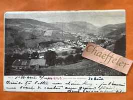 1902 Markirch (vue prise des chêneaux) Deutschland , Rarität