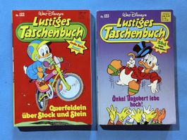 2 LTB Nr. 122 & 123 Querfeldein/Onkel Dagobert