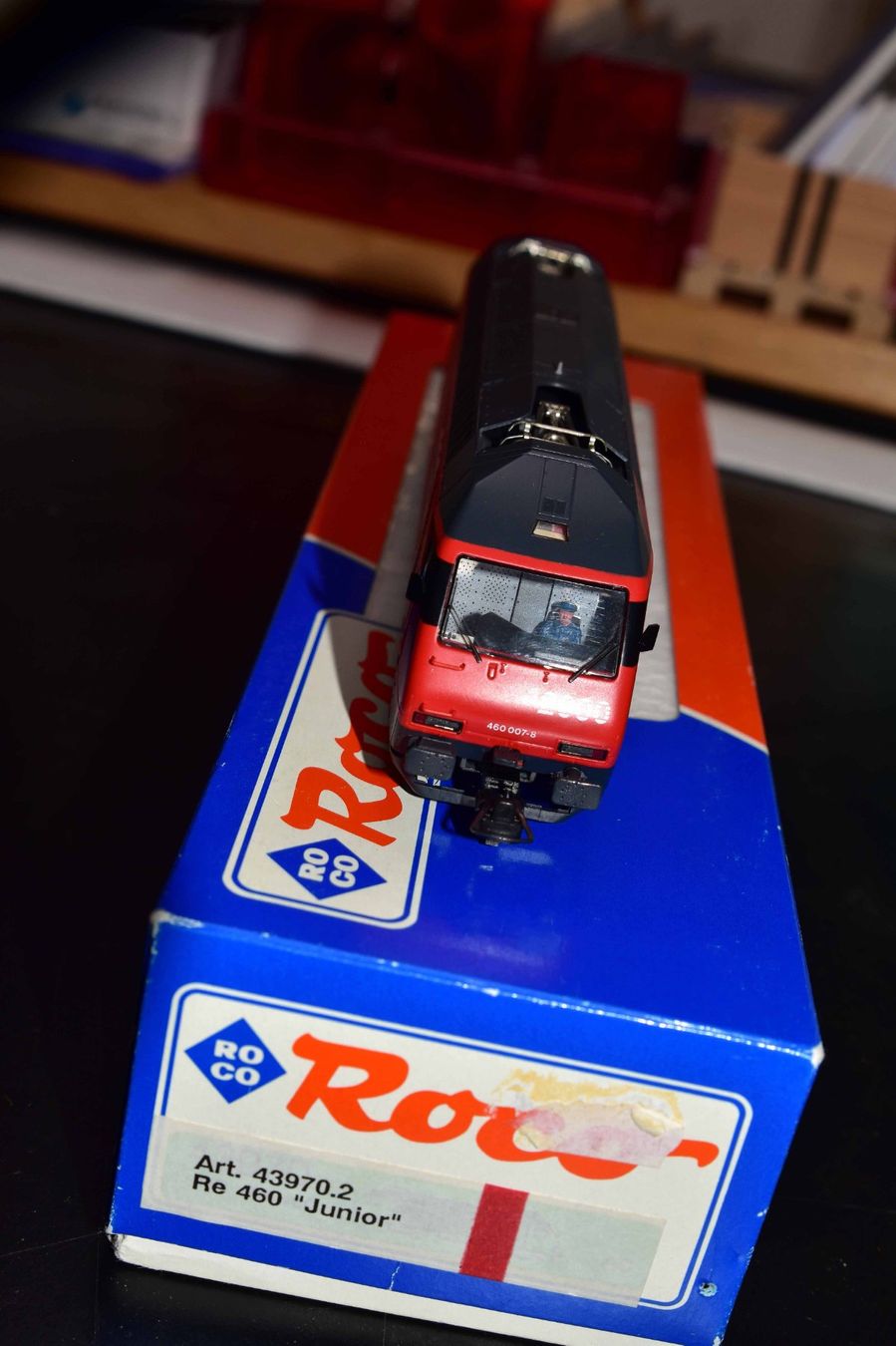 Roco Modelleisenbahnen: Roco Re 460 007 der SBB, rot, WS, mit DSS – Gebraucht aus Oberdiessbach von Abledog6 4