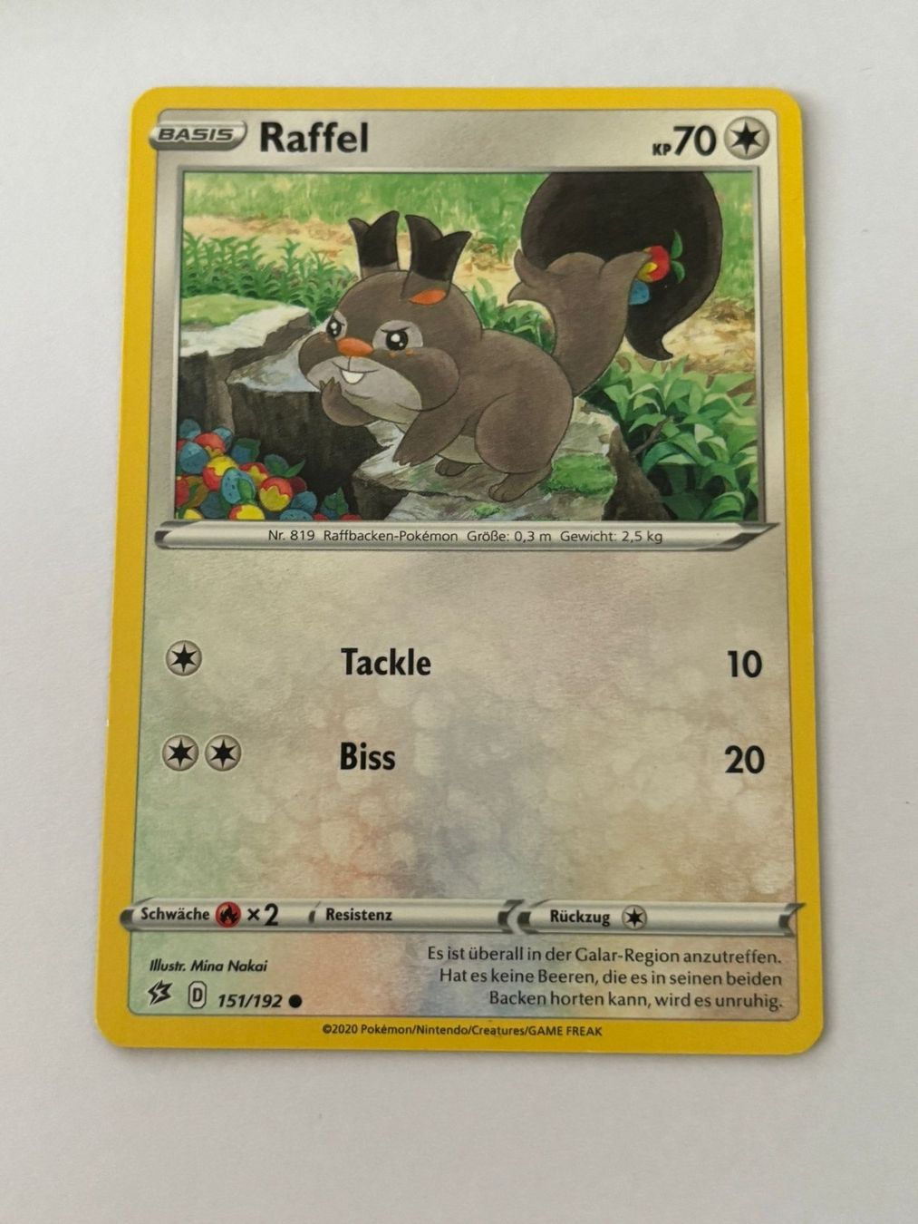 Pokémon Carte collezionabili: Pokemon-Karte Raffel 151/192 – Usato da Herisau venduto da Seyashop1