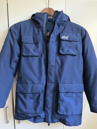 Daunenjacke Jack Wolfskin blau Grösse 152 