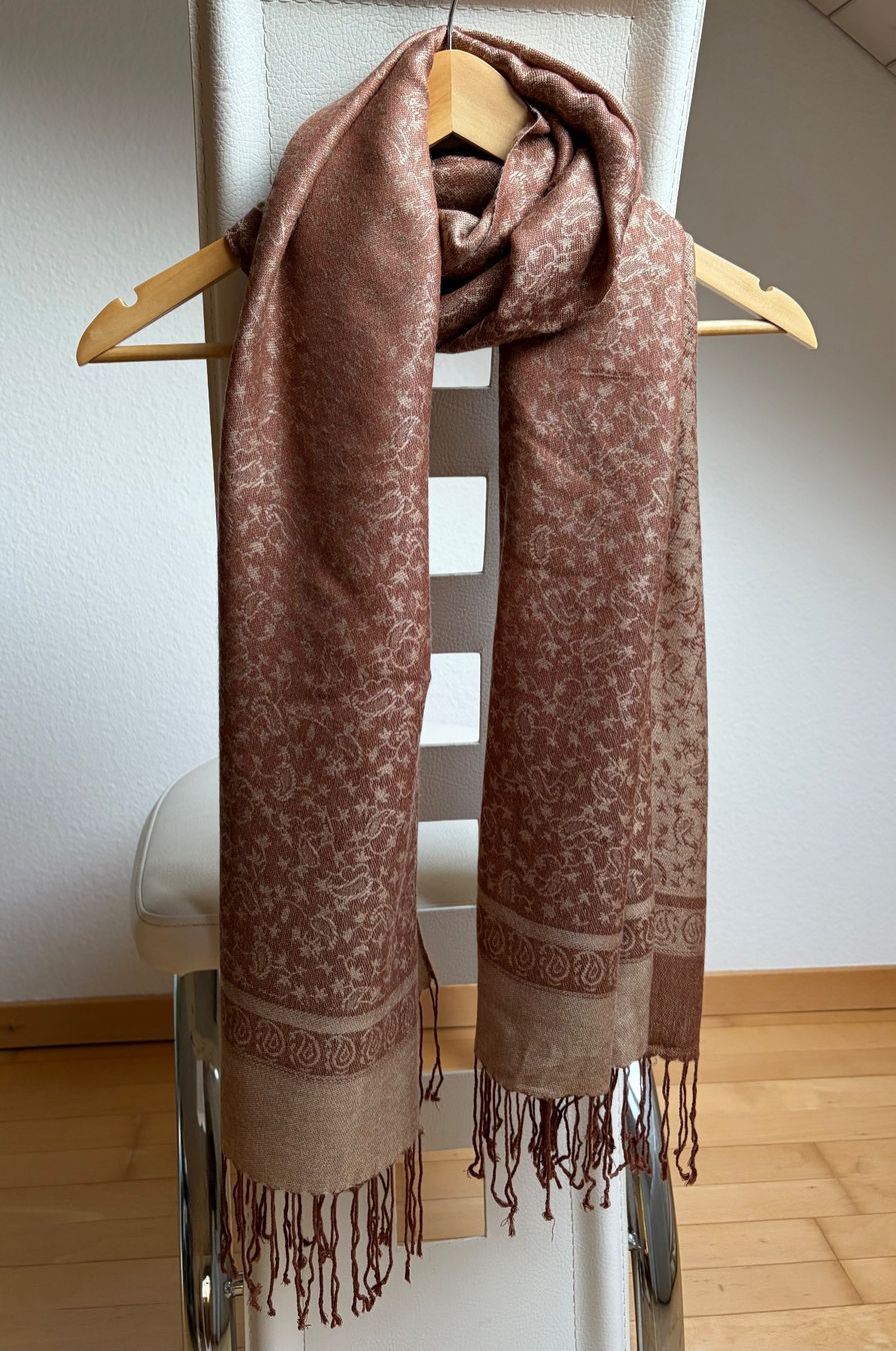 Foulard & Sciarpe: Kaschmir/ Seide Pashmina Schal – Usato da Unterägeri venduto da Jutka_04