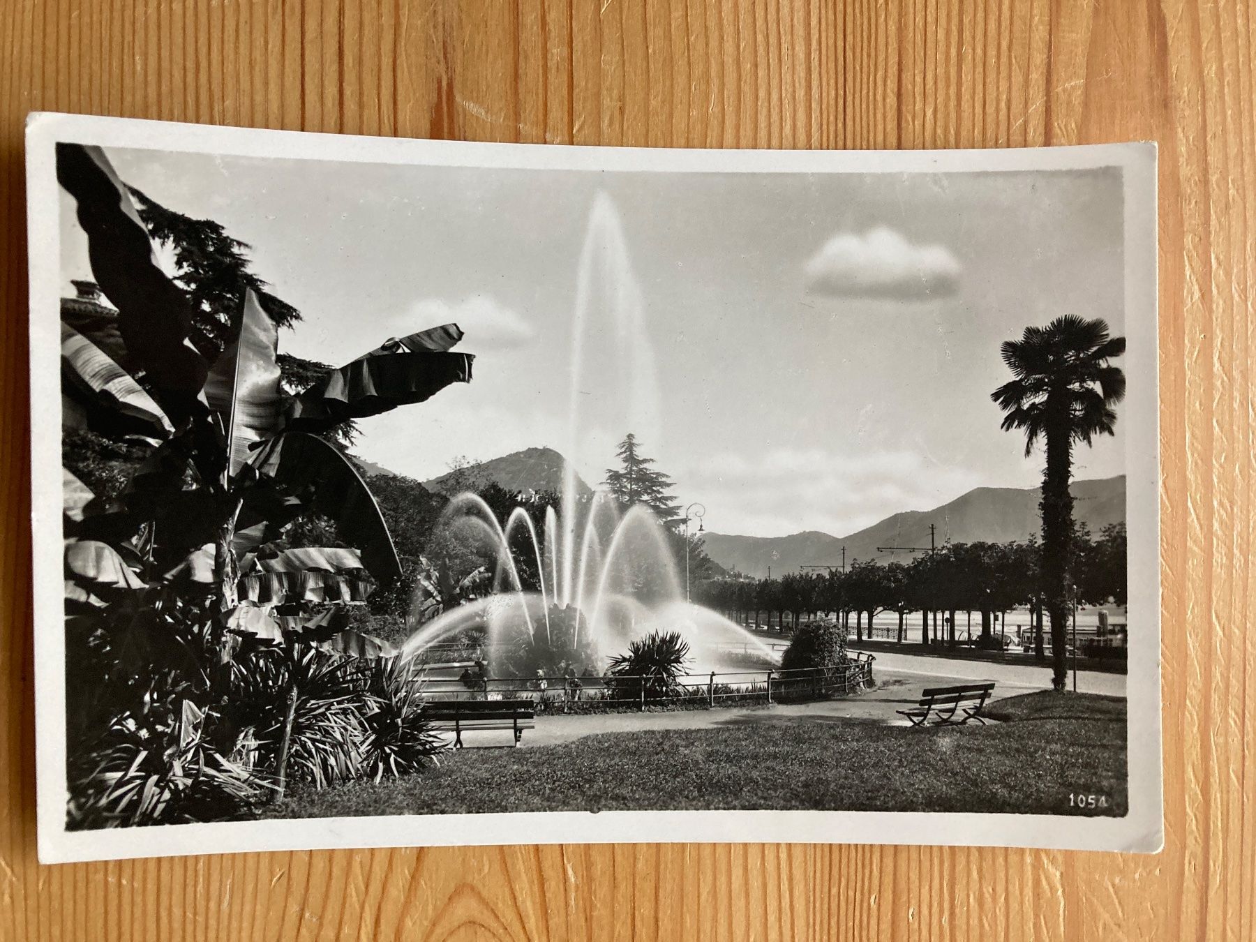 Cartoline postali: Lugano -  Giardini Pubblici - AK 1938 – Usato da Oberuzwil venduto da Henri09