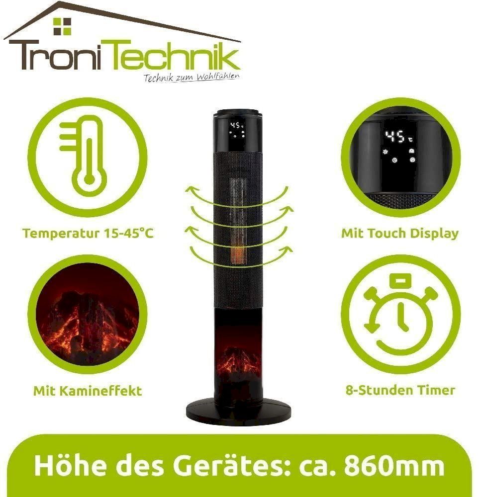 Radiateurs: Tronitechnik Turm-Keramikheizer 2kW – Neuf avec emballage d'origine à Bottighofen par zaap 1