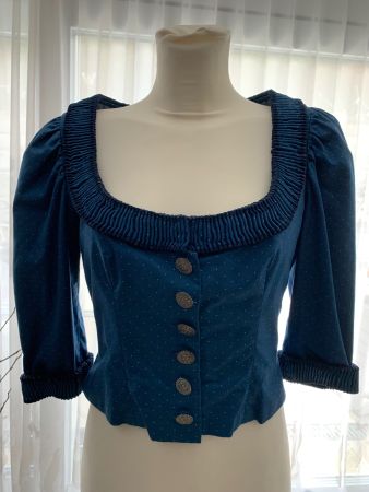 Heimatwerk Tracht Dirndl Mieder Bluse Gr.38 zu Rock Wiesn
