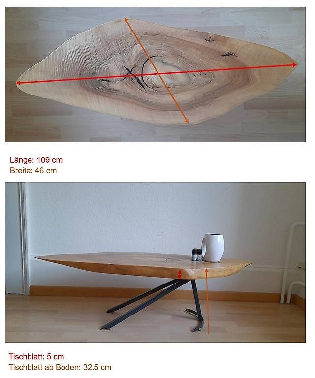 Tavoli: Couchtisch / Salontisch Baumscheibe – Usato da Meiringen venduto da kleinbruce 4