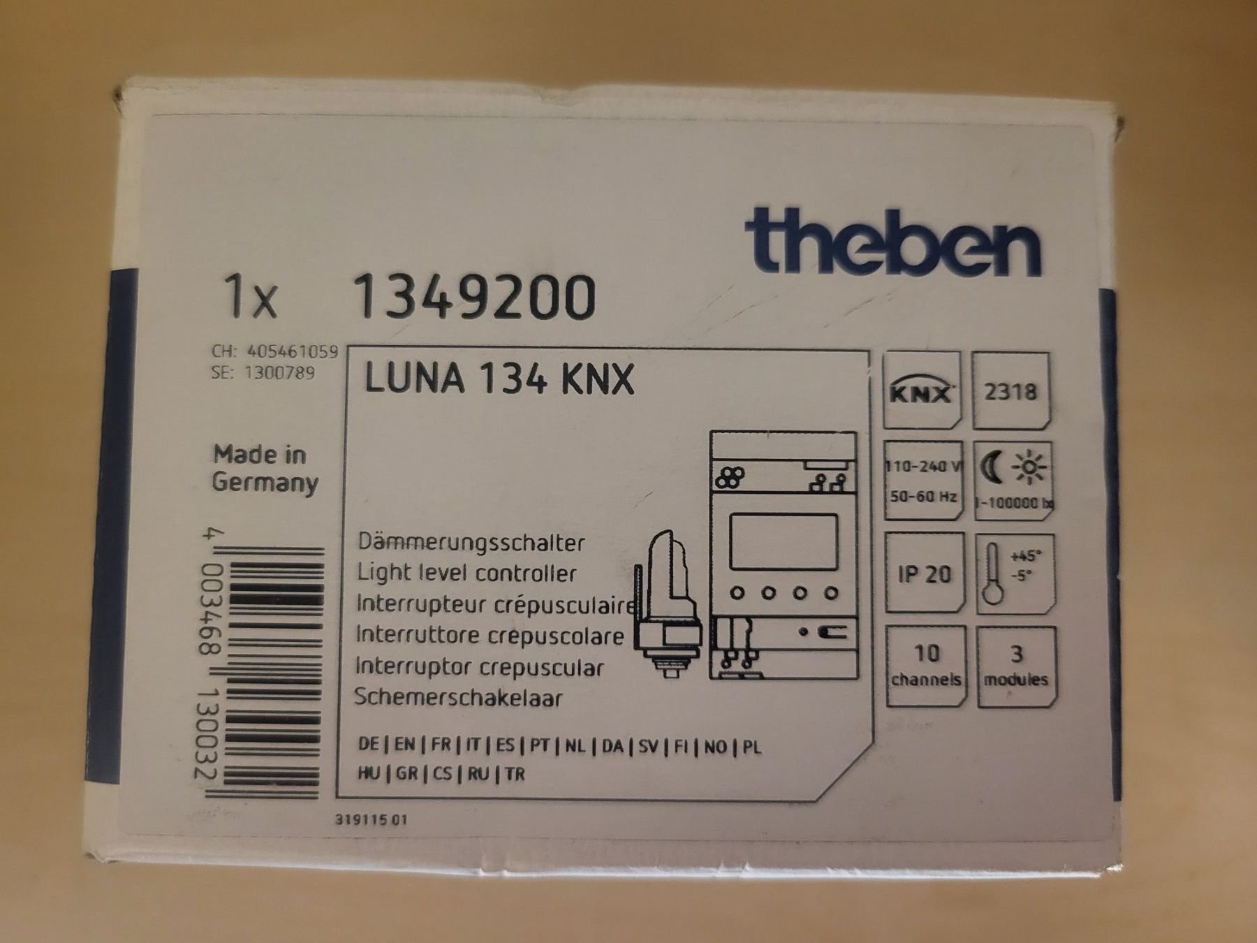 Interruttori: Theben KNX LUNA 134 Helligkeitssensor – Nuovo e nell'imballaggio originale da Uznach venduto da jur_96tk 2