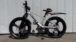 Kindervelo Mountainbike 22 Zoll SILBRIG 2 Jahre Rahmeng. NEU
