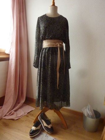 Kleid  36 YAYA Women, gepunktet maxi