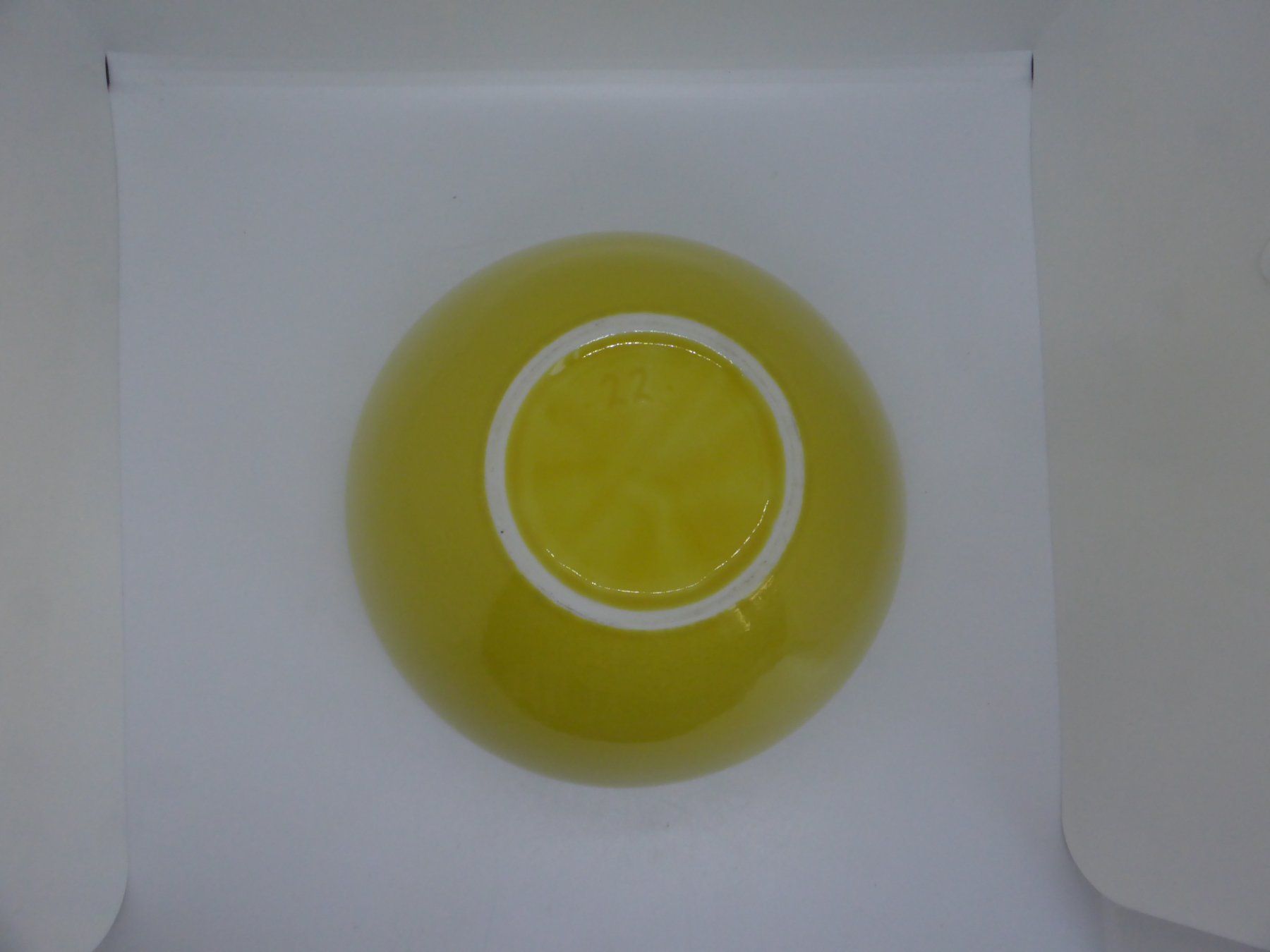 Rössler Ciotole: Rössler saladier diamètre 22 cm jaune et blanc – Usato da Porrentruy venduto da Kim017 7
