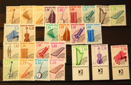 France - 5 séries préoblitérées MNH **