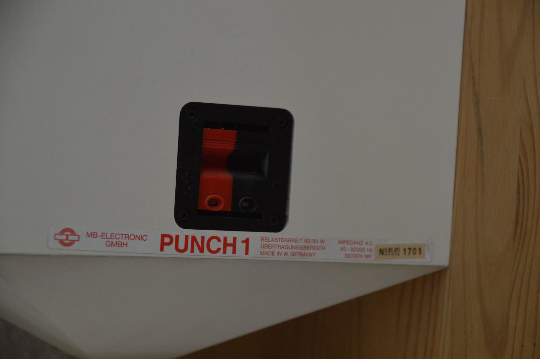 Casse acustiche: Monitor - Lautsprecher - Punch1 MB-electronic – Usato da Wädenswil venduto da tome70 3