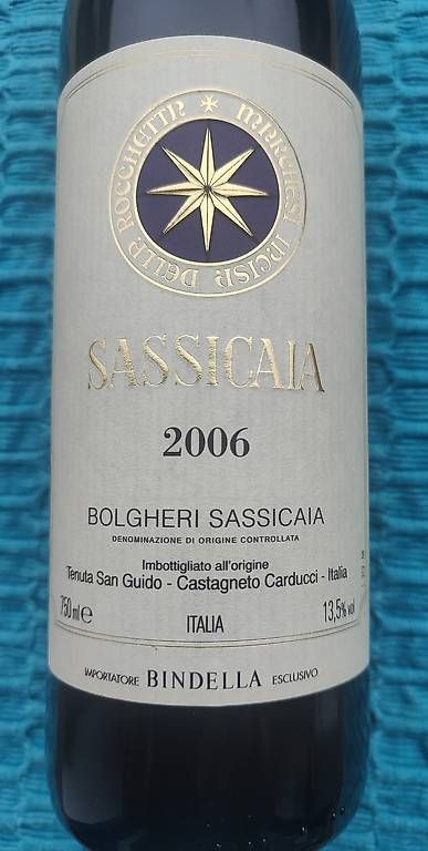 Sassicaia Wein: Sassicaia 2006 75 cl – Neu und originalverpackt aus chur von Hmars