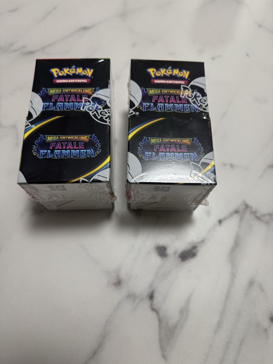 2 Pokémon Fatale Flammen Booster Boxen (Neu und originalverpackt) in ...