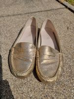 Michael Kors Mokassins Leder gold Grösse 7