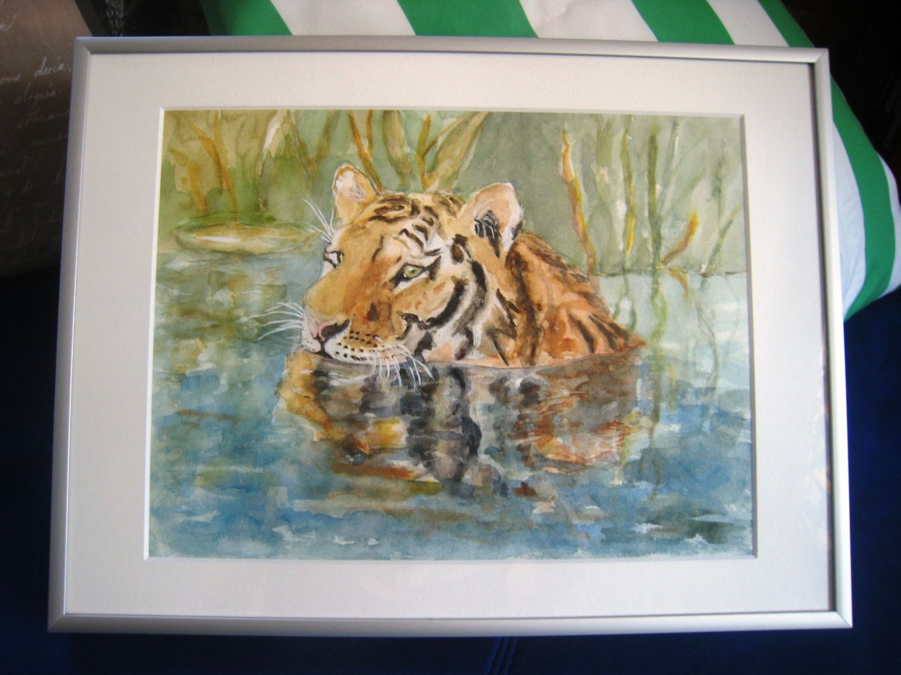 Dipinti: Zoo - Orig. Aquarell Bengal-Tiger – Usato da Pratteln venduto da Bluebird97 2