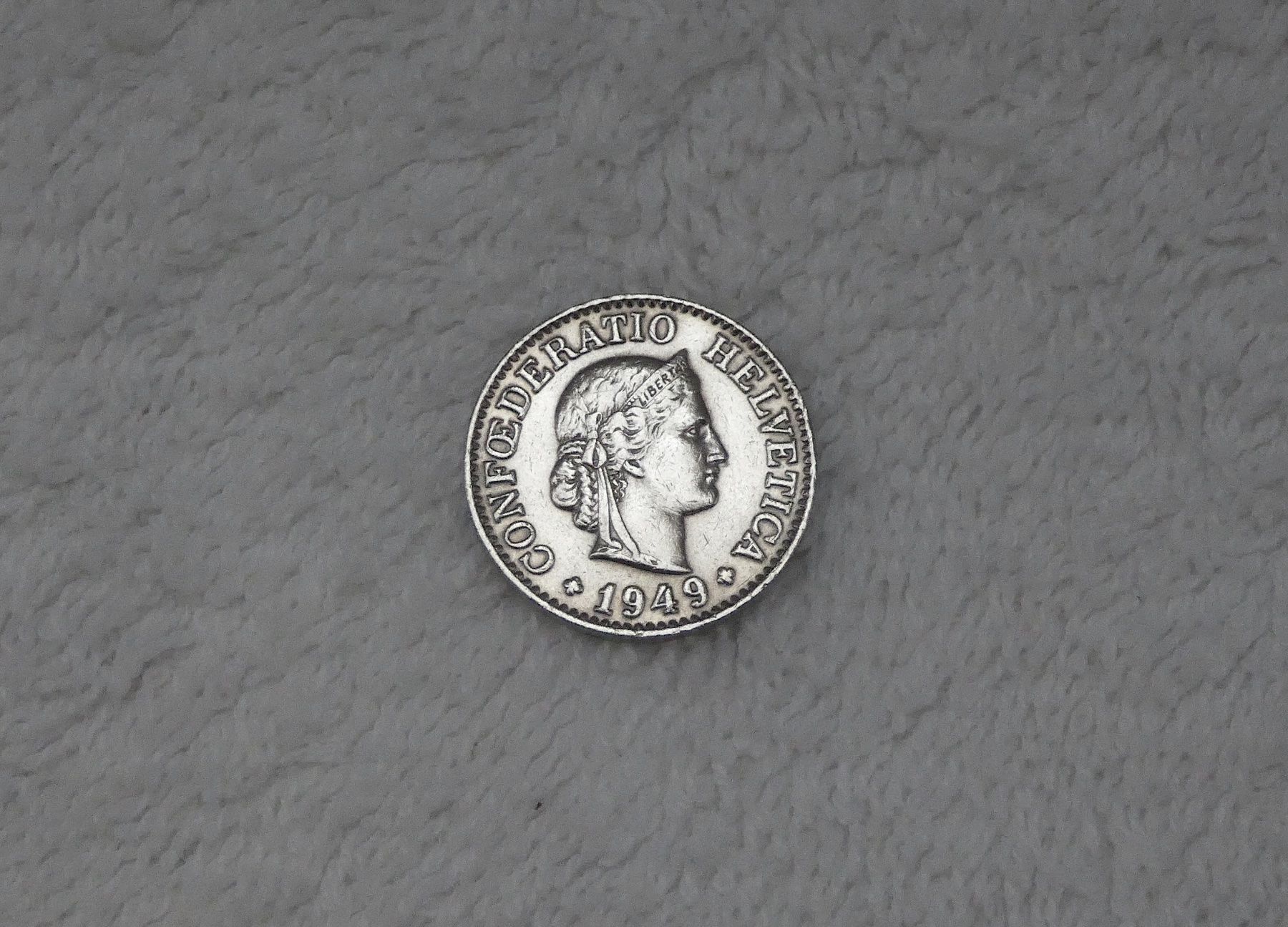 Tutti le monete: 10 centimes/Rappen 1949 – Usato da Nyon venduto da Ilmi09