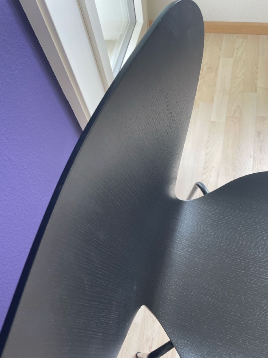Fritz Hansen Sedie: Fritz Hansen Stuhl Serie 7 Schwarz – Usato da Basel venduto da Design-und-Allerlei 3