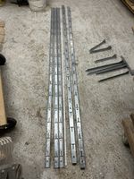 Metallprofile Regalhalterung Verzinkt 2,5m 5 Stk,