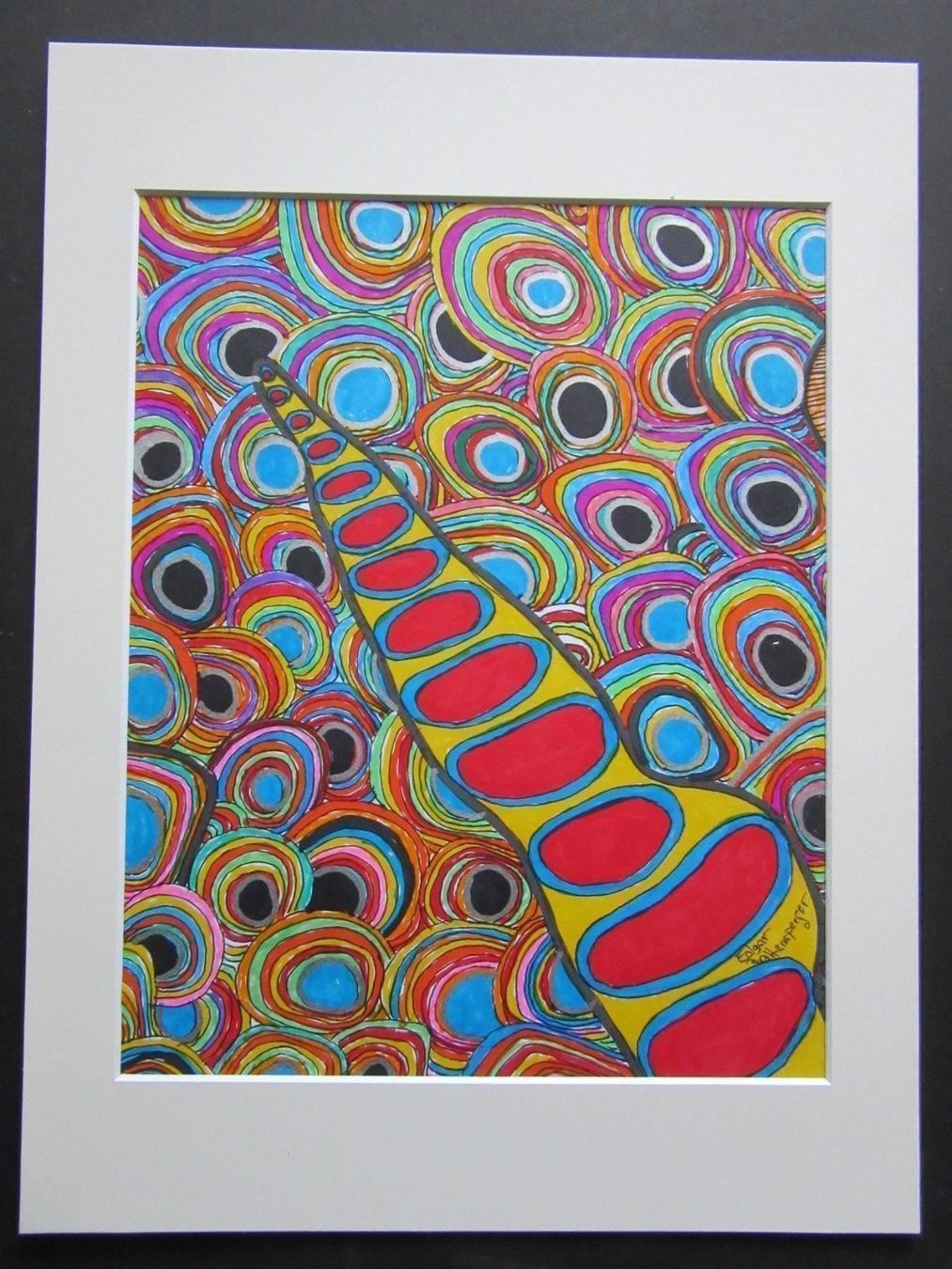 Poster & Bilder: EDGAR BALTENSPERGER ORIGINAL MISCHTECHNIK AUF PAPIER SIGNIER – Gebraucht aus Gersau von grafik-kunst 3