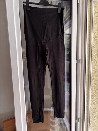 Umstandshose H&M Mama Leggings schwarz Grösse M Zustand gut