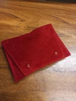 Cartier Etui rot Samt guter Zustand 14X10 cm