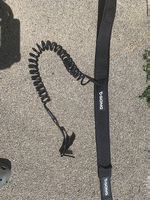 Leash ceinture wingfoil Gong coiled / telephone
