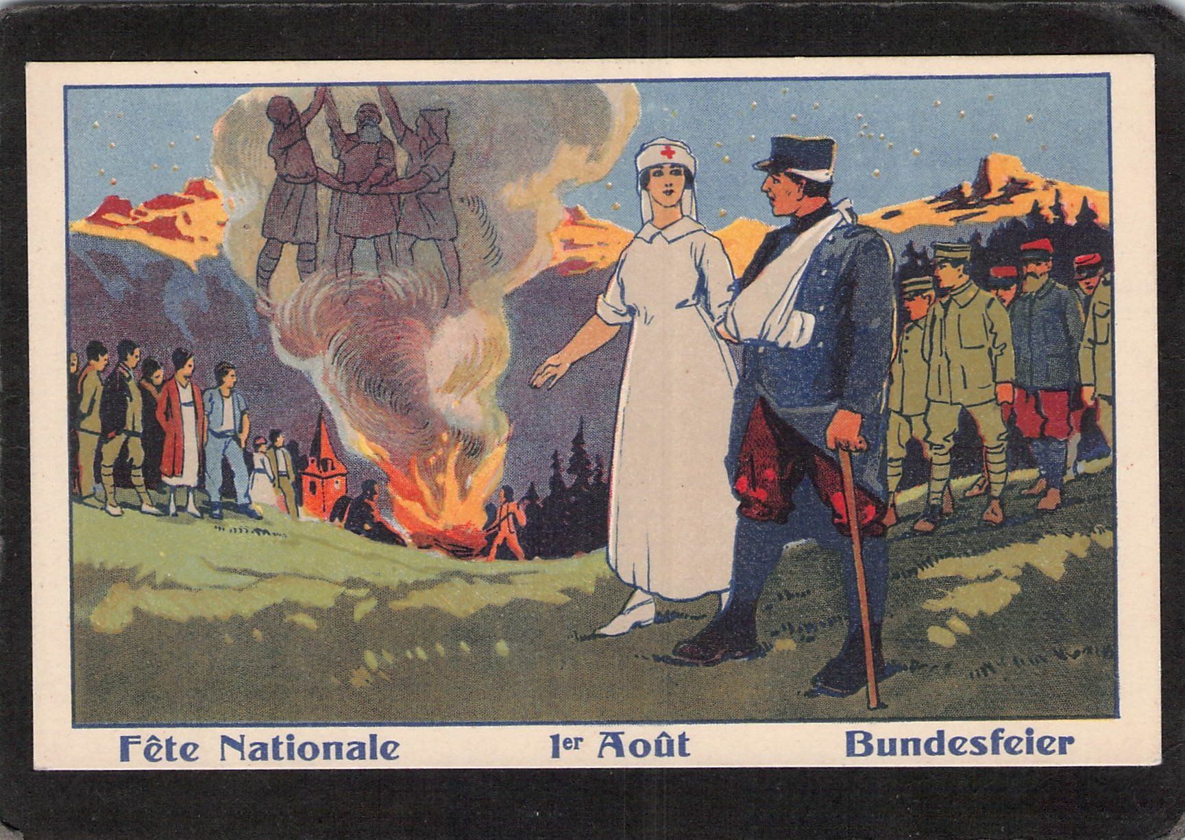 Tutti i francobolli: Bundesfeierkarte Mitläufer 1916 – Usato da Reichenburg venduto da Pipo-67