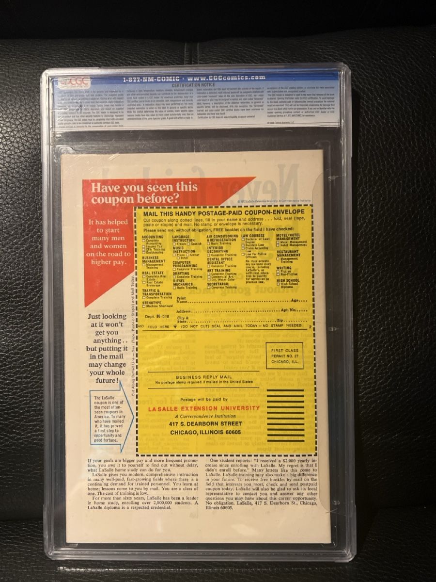Comics: CGC Universal Grade Comic – Gebraucht aus Davos Platz von sharkflash2 1