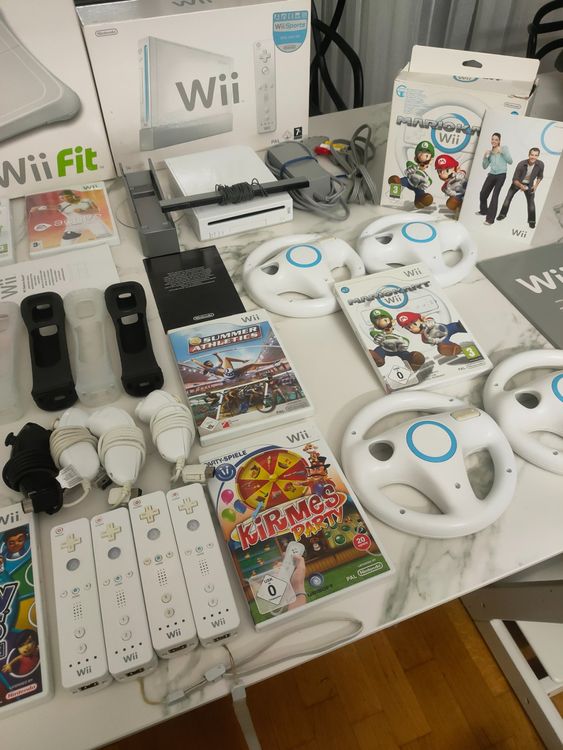 Nintendo wii FAMILY SET Fonktionert Tadellos 5