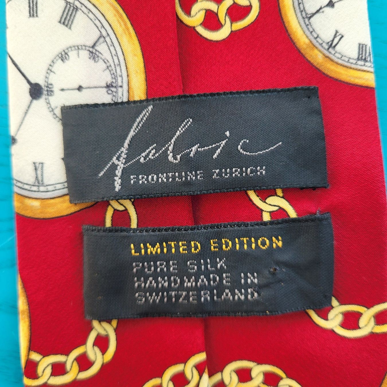 Fabric Frontline Cravatte: Krawatte, Seide, Uhren, Fabric frontline, Limitierte Edition – Nuovo (secondo la descrizione) da SCHÜBELBACH venduto da CoKaHa 1
