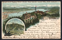 Vorläufer-Lithographie Uetliberg bei Z