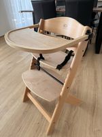 Kinderkraft Hochstuhl aus Holz mit Tablett