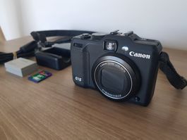 Canon G15 Digital Kamera 12,1MP 5x Zoom mit Ladegerät - Top