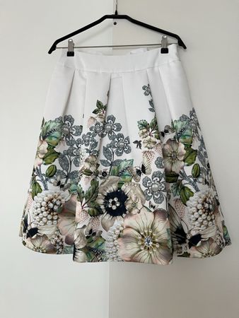 Ted Baker Rock (weiss gemustert, Schleife, Gr. 40)