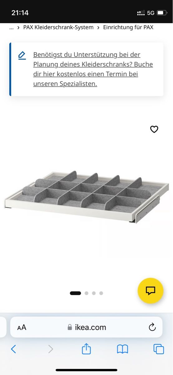 Ikea Schränke: Ikea Pax Lade – Neu (gemäss Beschreibung) aus Basel von nad_qtm6 3