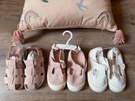 H&M BABY GIRL 🩷 Lot de 3x sandales NEW! 24