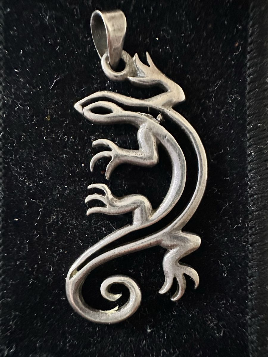 Anhänger: Gekko-Anhänger (Silber) – Gebraucht aus Adliswil von boverli