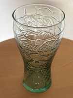 Coca-Cola Glas grün geprägt,  Sammlerstück, NEU