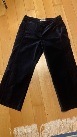 Pantalon velours bleu marine, taille 40, neuf