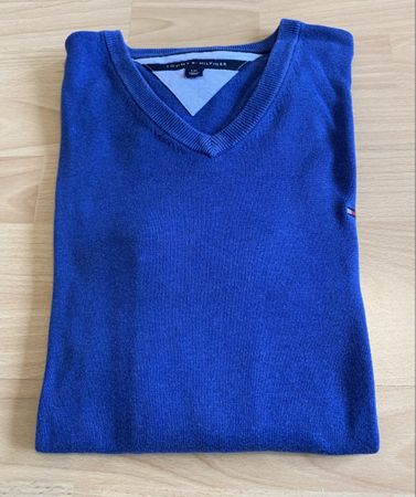 Pull Tommy Hilfiger Homme ,Taille L, Bleu